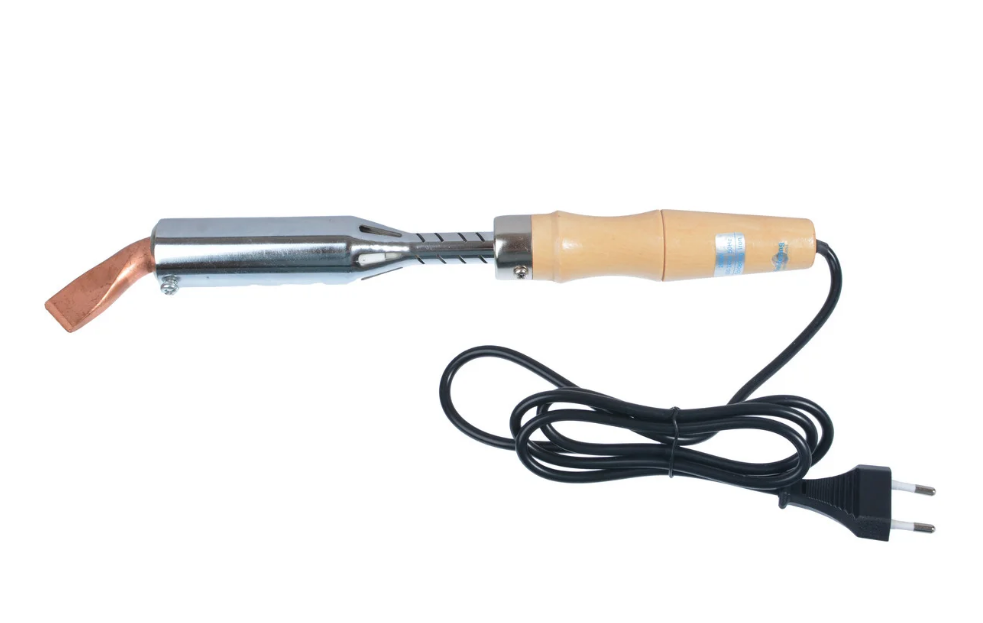 Паяльник электрический с деревянной ручкой 200 Вт (28679438)