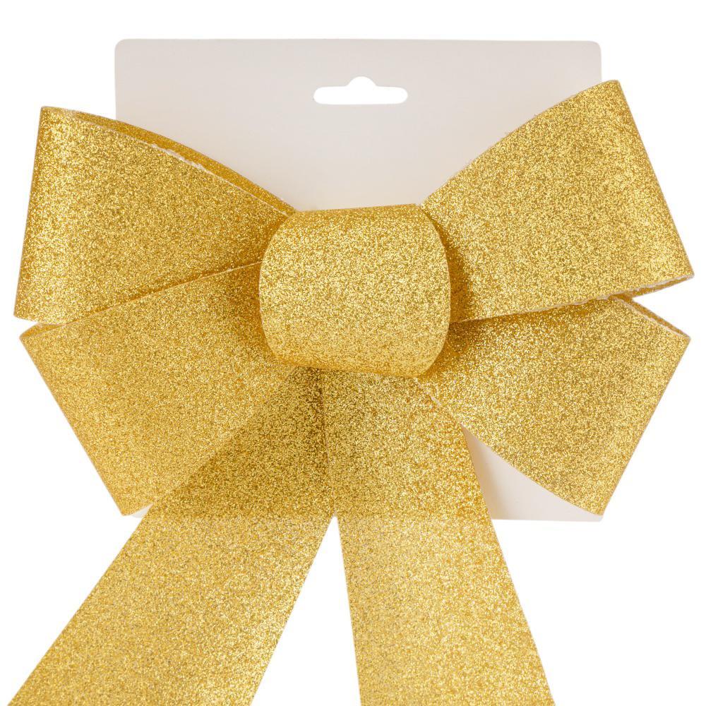 Бант блестящий 32 см Золотой (9245-011) - фото 3 Бант блестящий 32 см Золотой (9245-011) - фото 3