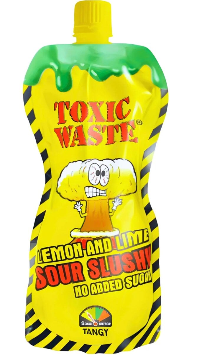 Солодка вода Toxic Waste Lemon & Lime Sour Slushy 250 мл (2614342694)
