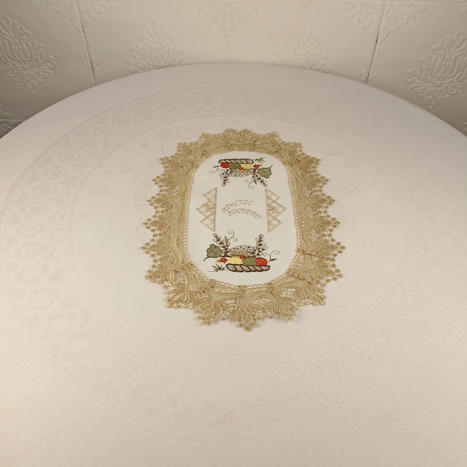 Салфетка пасхальная овальная YM80510-2 30x45 см (CN37835)