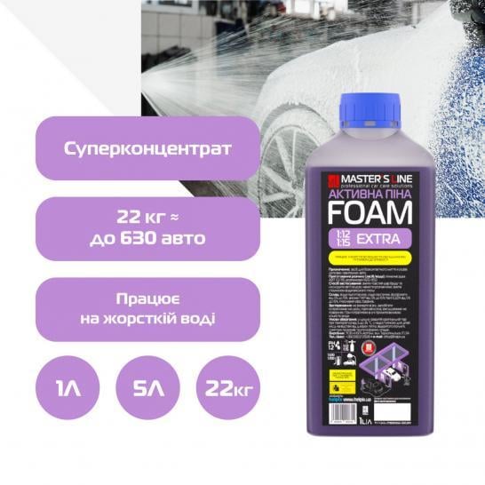 Активная пена Master's Line Extra 1:12 1 л - фото 2 Активная пена Master's Line Extra 1:12 1 л - фото 2
