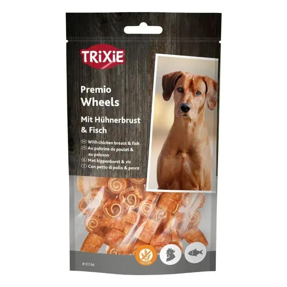 Лакомство для собак Trixie Premio Fish Chicken Wheels курица с рыбой мясо-рыбные вкусности для дрессировки и поощрения 75 г