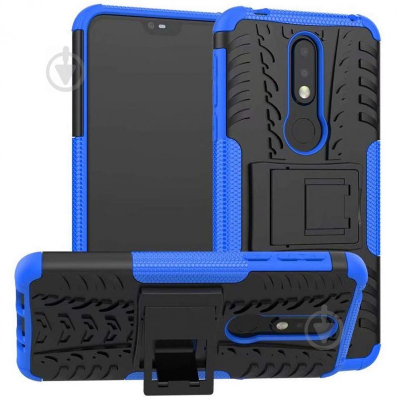 Чехол Armor Case для Nokia 7.1 Синий (hub_KECW21789)