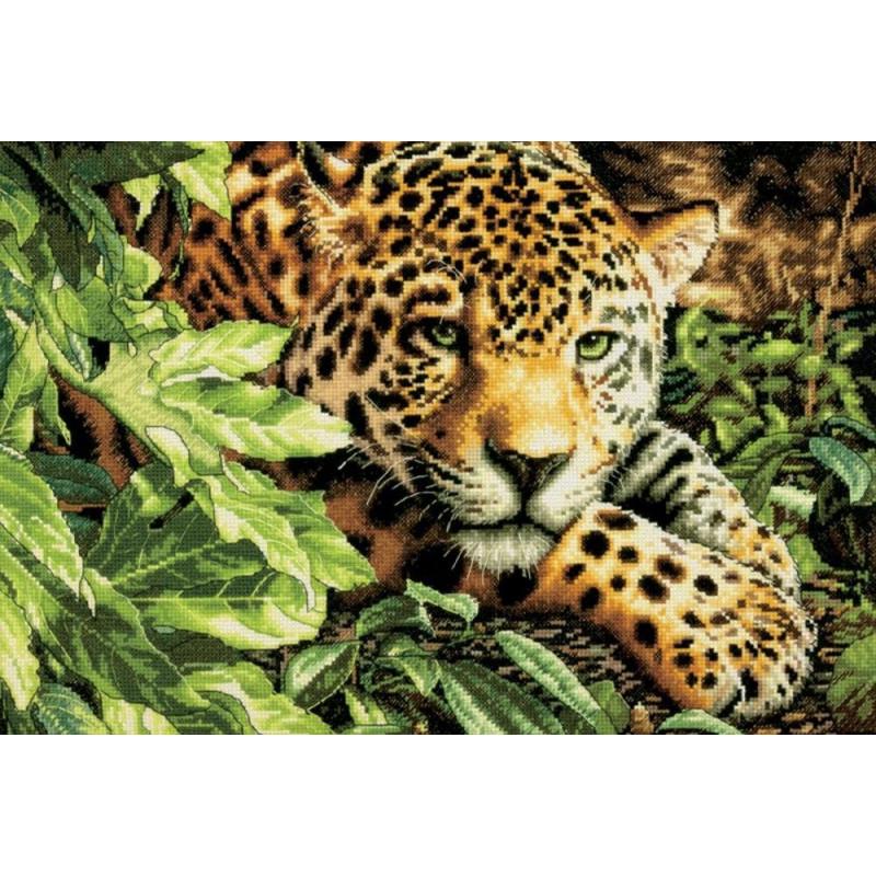 Набір для вишивки хрестиком Dimensions 70-35300 Leopard in Repose (5664)
