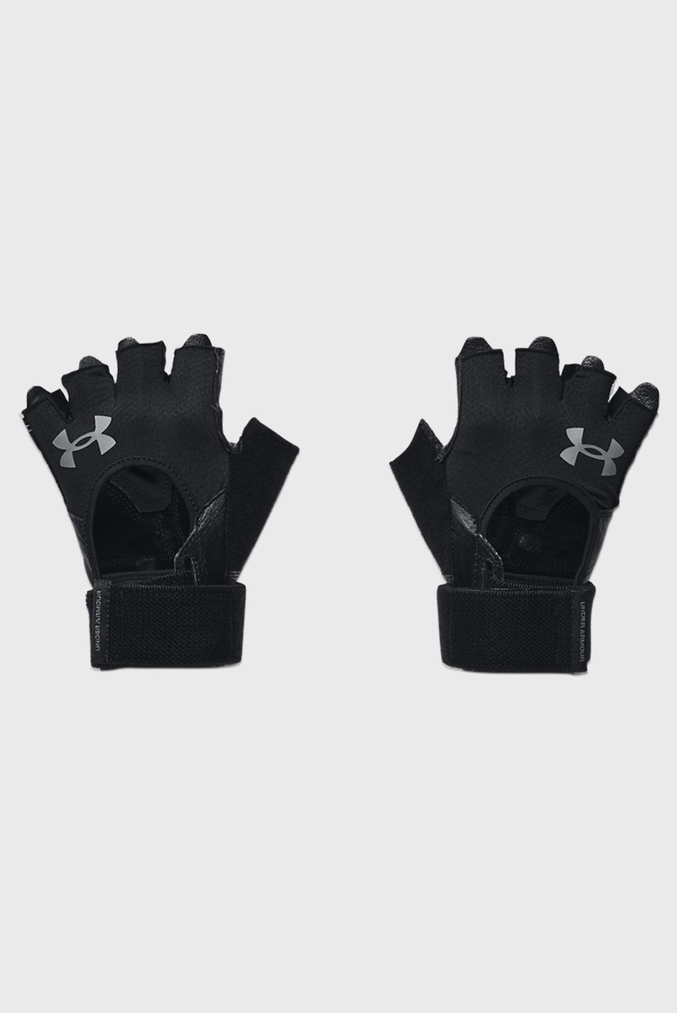 Перчатки мужские для тренировок UA M's Weightlifting Gloves S Черный (1369830-001 S) - фото 1