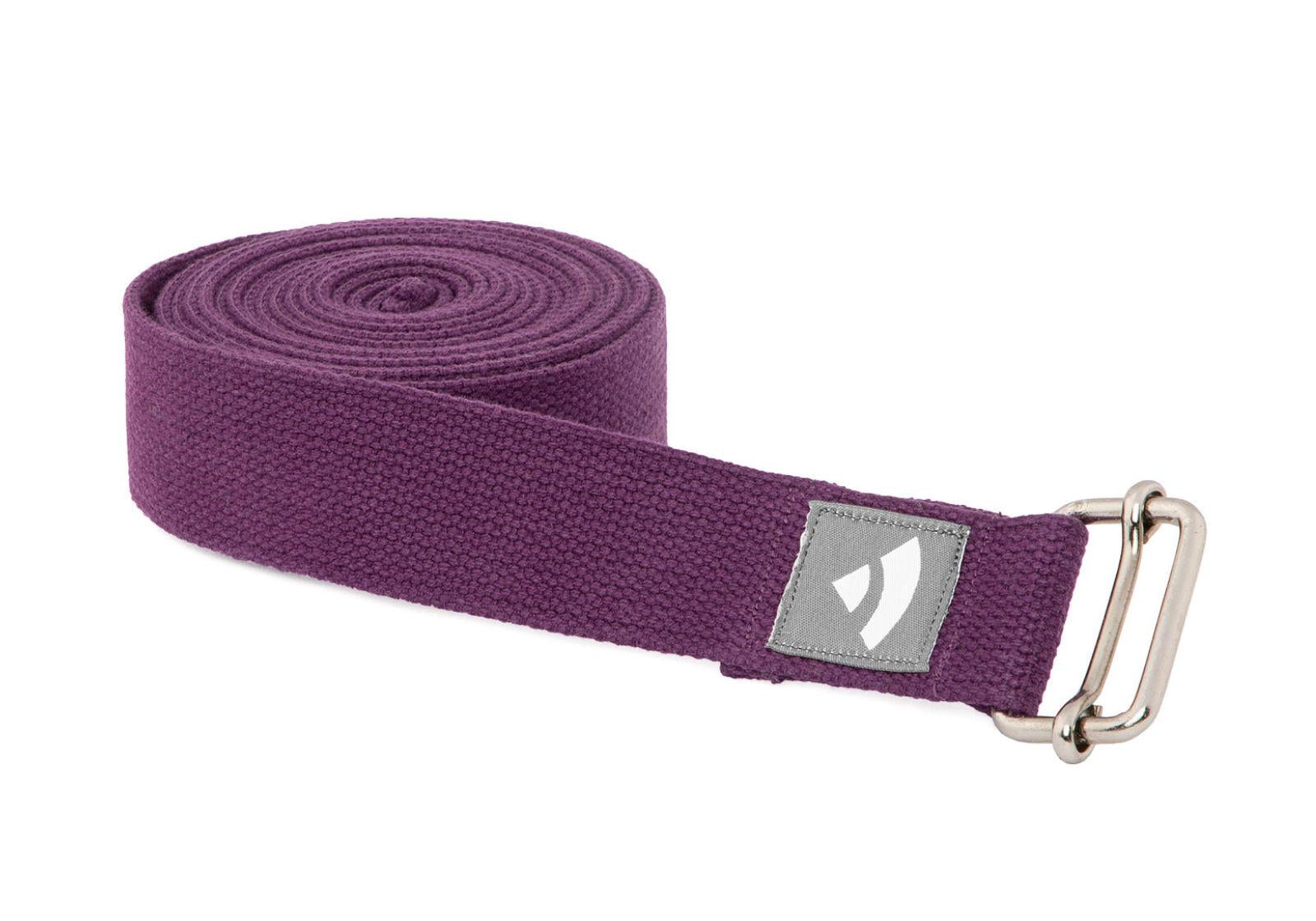 Ремень для йоги Bodhi Asana Belt Pro 300x3,8 см Фиолетовый (912l)