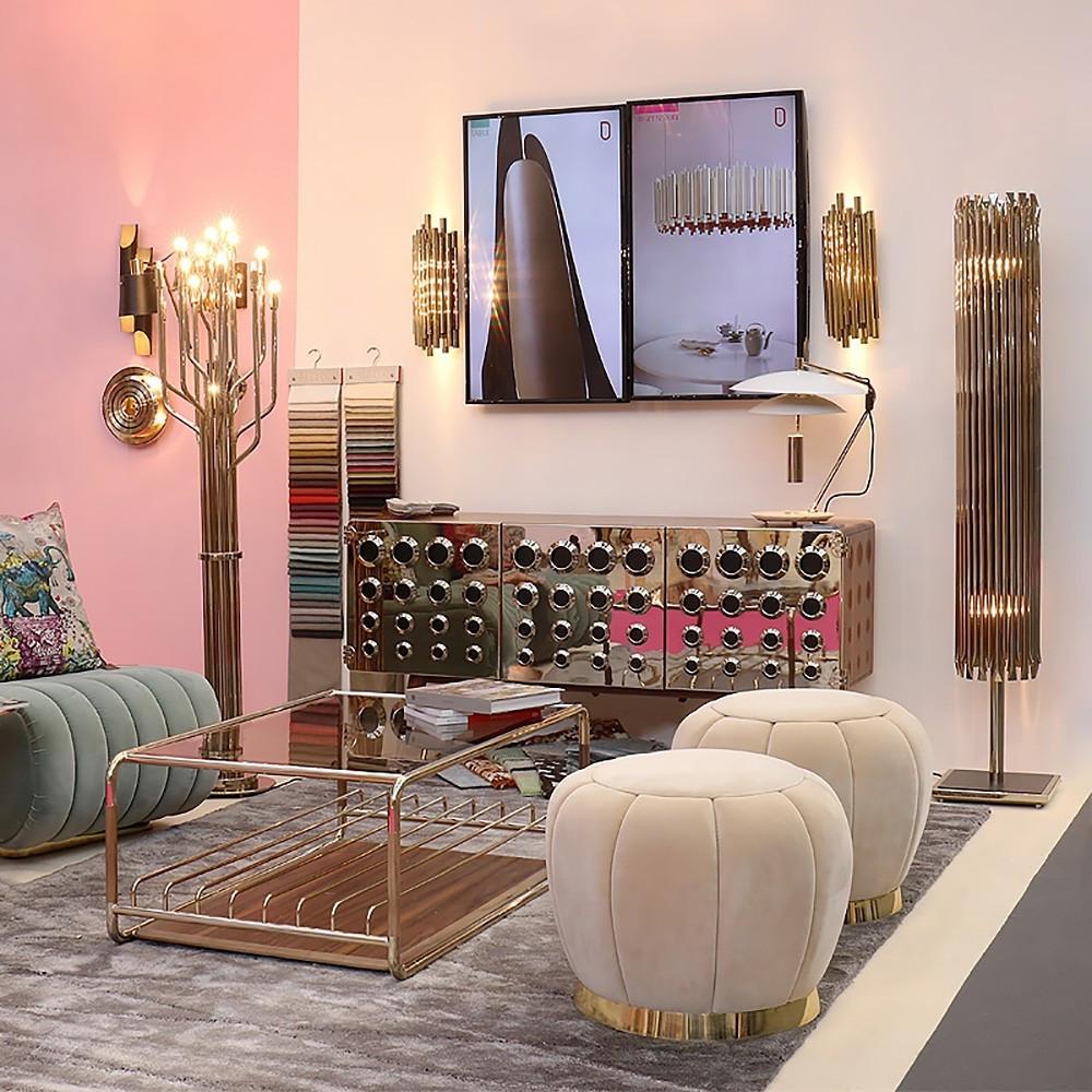 Пуф MeBelle Richie велюр 59х48 см Світло-сірий (P_017_s) - фото 10