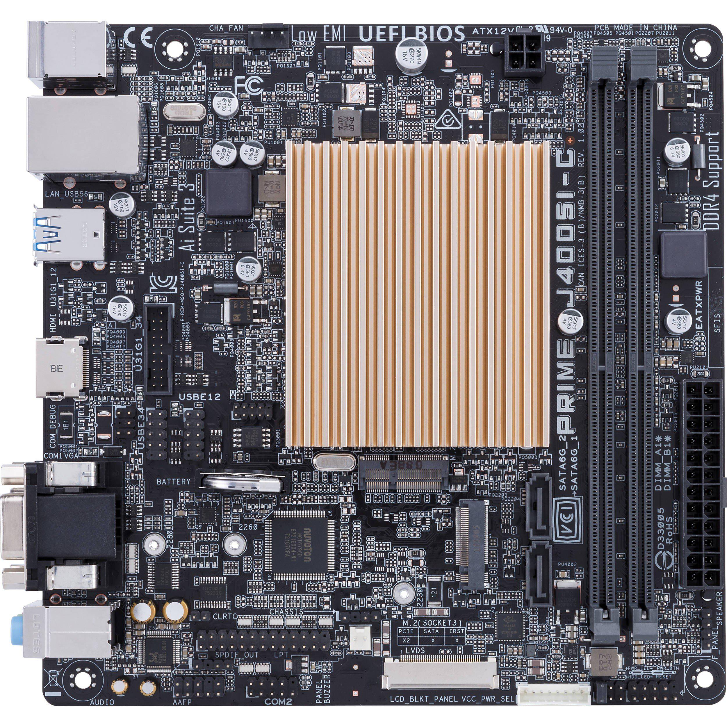 Материнська плата Asus PRIME J4005I-C (10441282) - фото 1