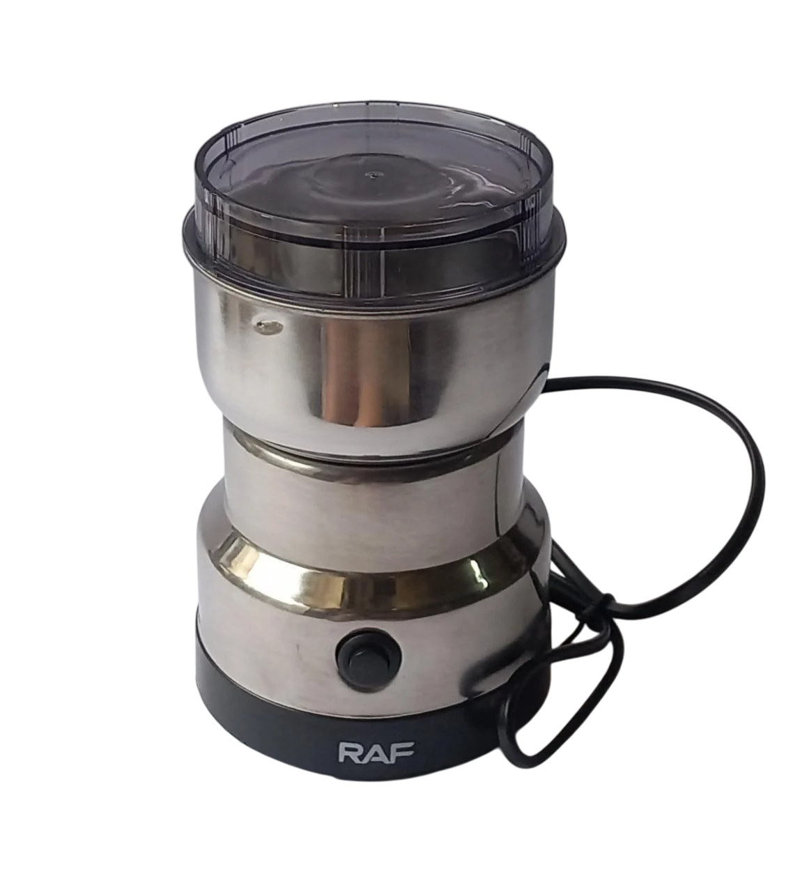 Кофемолка из нержавейки RAF 220В 150 Вт (R.7113) Кофемолка из нержавейки RAF 220В 150 Вт (R.7113)