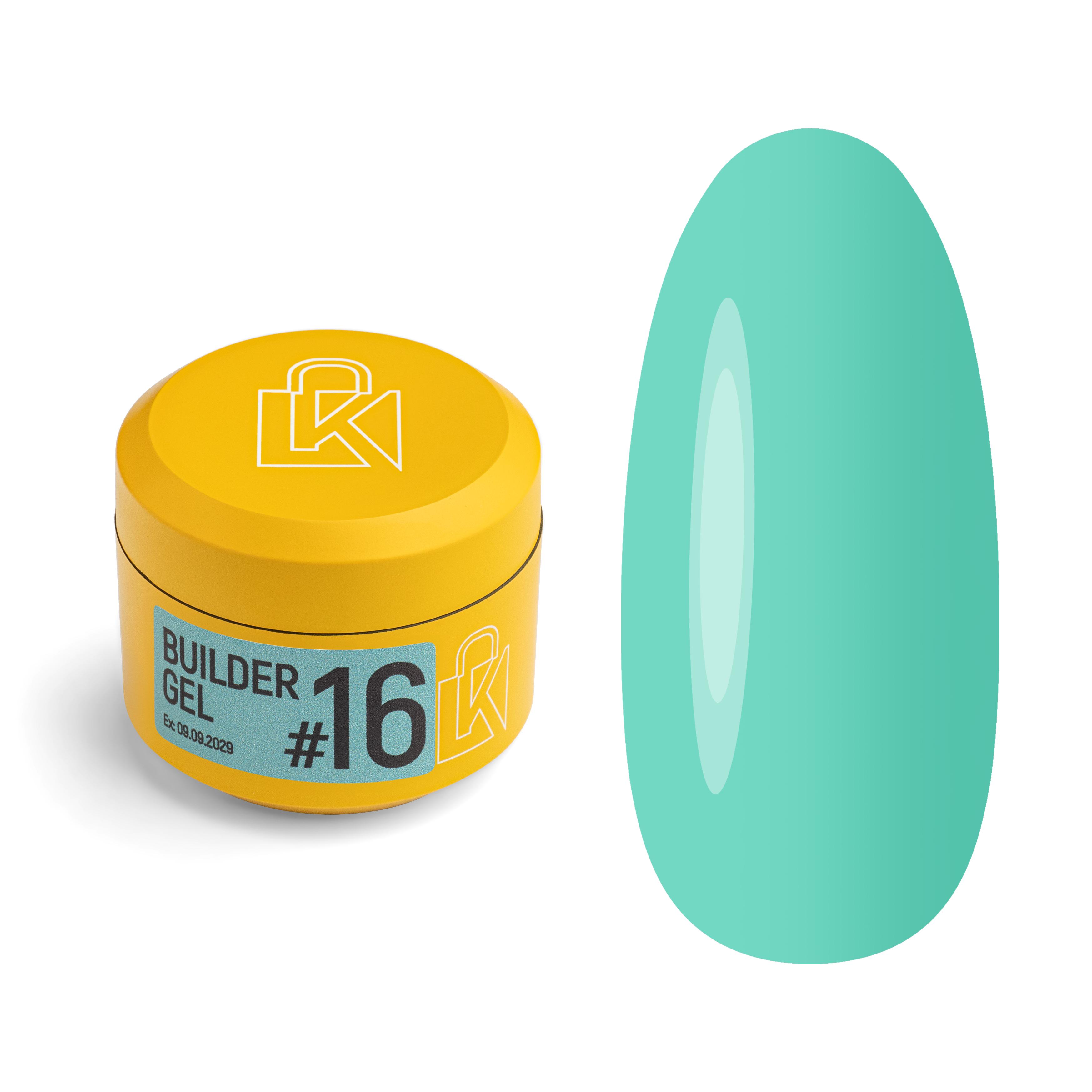 Гель для наращивания Kupiuviti Builder Gel №16 30 мл