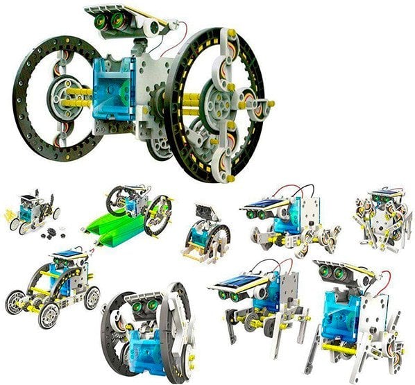 Конструктор Same Toy Мультибот 14в1 на сонячній батареї (214UT) - фото 11