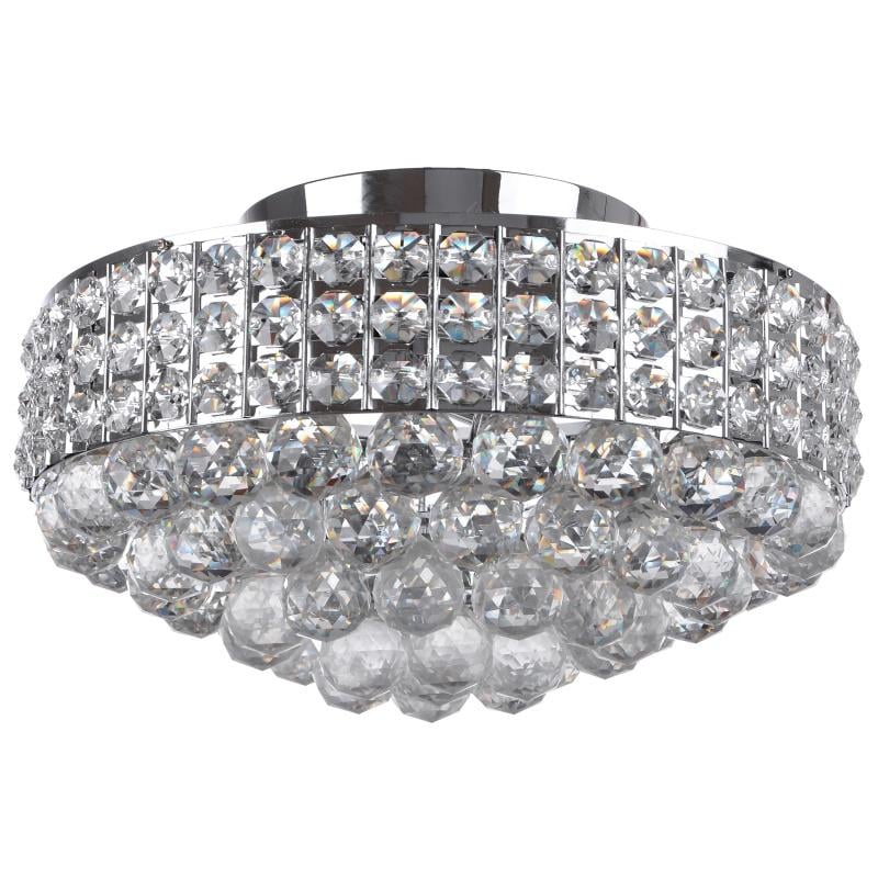 Люстра стельова торт кришталева Brille BCL-365C/5 E14 CH