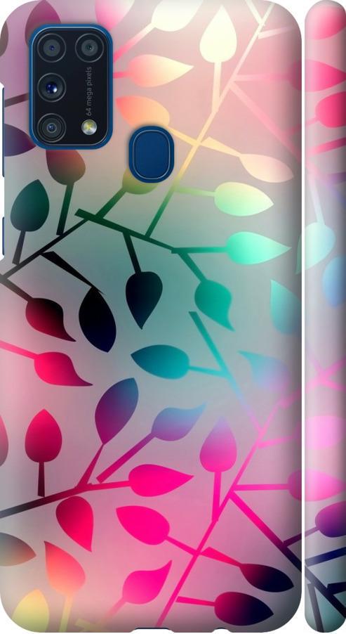 Чехол на Samsung Galaxy M31 M315F Листья (2235m-1907-42517)