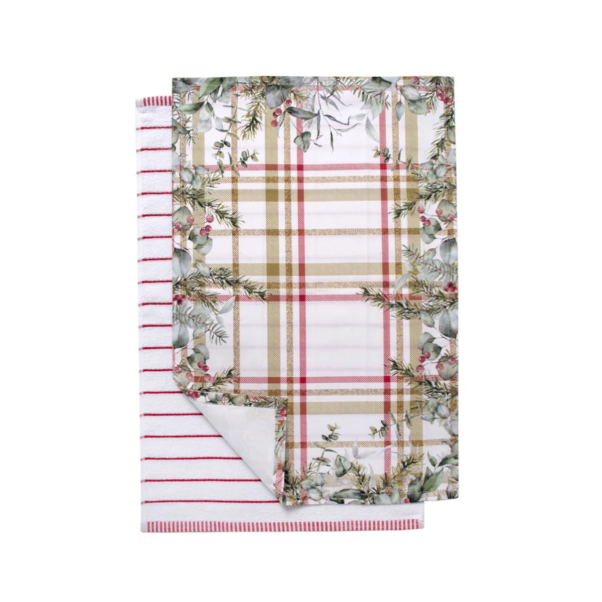 Набір рушників Lotus Home Holiday Greenery 2 шт. 40x60 см (svt-2000022348256) - фото 5