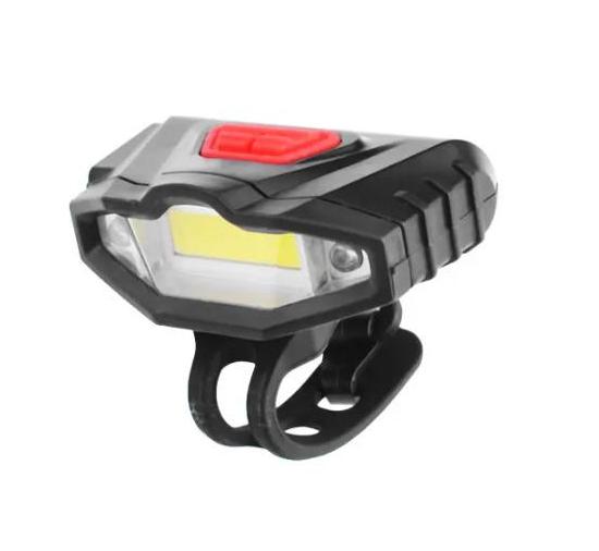 Фара велосипедная передняя Kiakuo KK-901-COB microUSB + 2 led Red