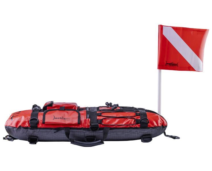 Буй маркерный для подводной охоты Marlin ATOLL Red