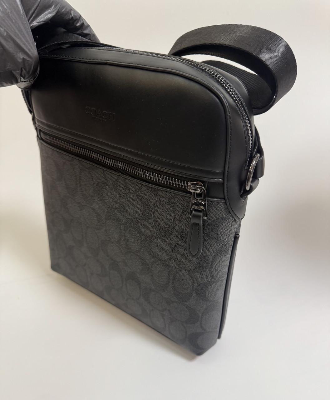 Сумка через плечо Coach с фирменным принтом Черный - фото 5 Сумка через плечо Coach с фирменным принтом Черный - фото 5