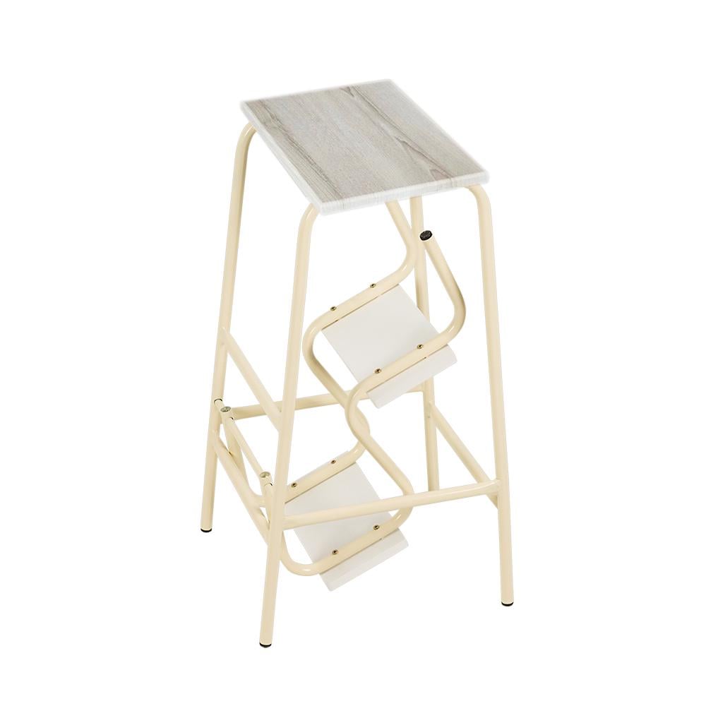 Стул-лестница Наша Ковка на три ступени Слоновая кость/Аляска - фото 2 Стул-лестница Наша Ковка на три ступени Слоновая кость/Аляска - фото 2