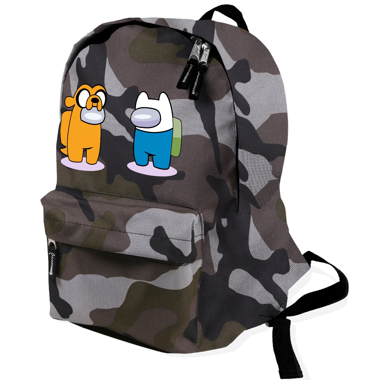 Рюкзак детский Among Us Adventure Time Finn & Jake Камуфляж (9263-2414-CG) - фото 1