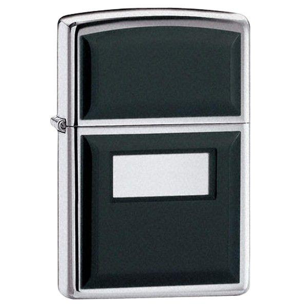 Зажигалка ZIPPO 355 Classic ultralite Black emblem