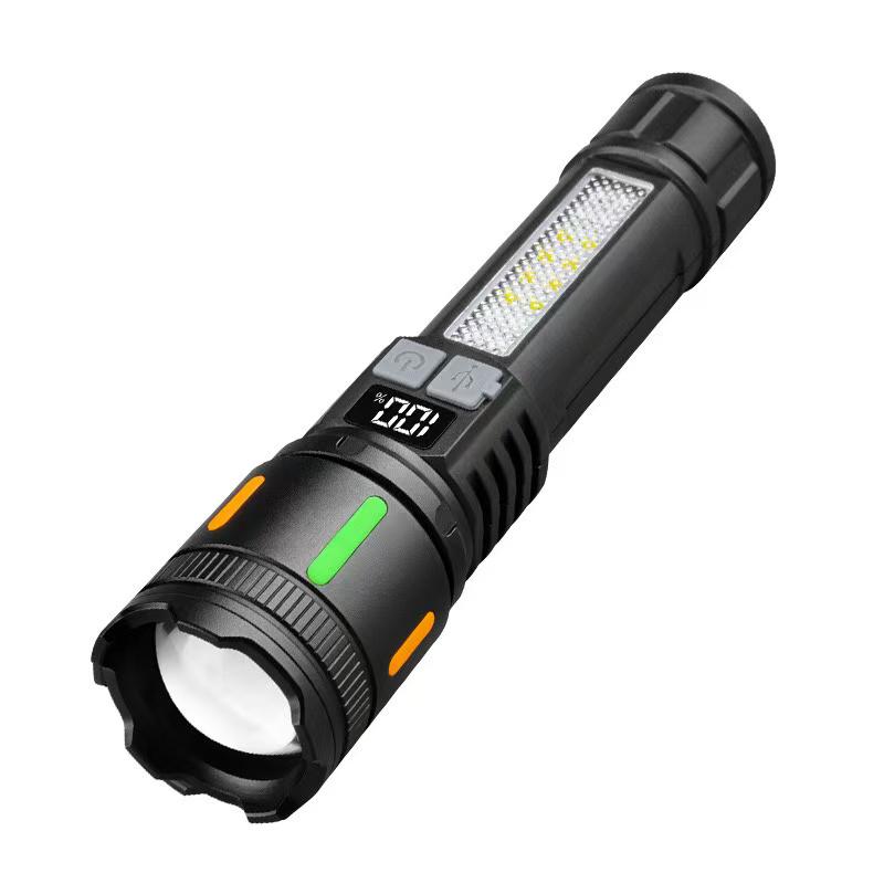 Фонарь Night Vision Fluorescence 530-2-TG+COB white/red/blue Zoom/USB-C/Power indicator Black