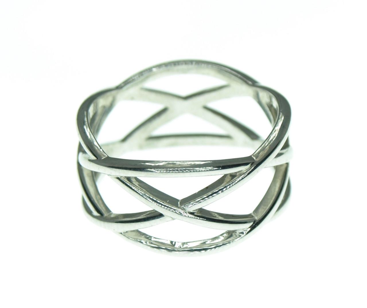 Каблучка зі срібла р. 18 (1040)