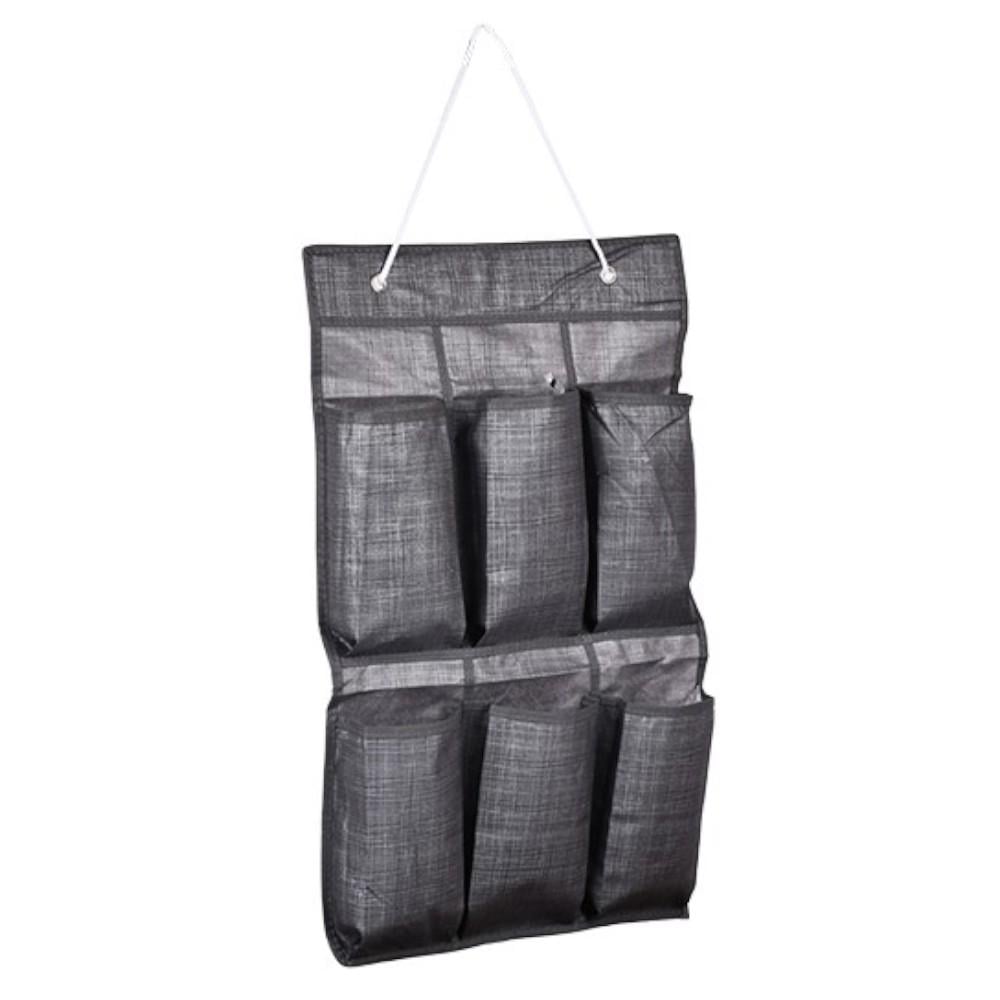 Органайзер подвесной для мелких вещей Stenson R100576 6 карманов 30х60 см Черный (29079283) - фото 1 Органайзер подвесной для мелких вещей Stenson R100576 6 карманов 30х60 см Черный (29079283) - фото 1