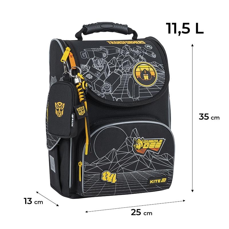Шкільний набір KITE Education Transformers Generations SET_TF25-501S рюкзак/пенал/сумка - фото 3 Шкільний набір KITE Education Transformers Generations SET_TF25-501S рюкзак/пенал/сумка - фото 3