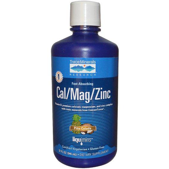Мультиминеральный комплекс Trace Minerals Cal/Mag/Zinc 32 ун. 946 мл Pina Colada (TMR-00044) Мультиминеральный комплекс Trace Minerals Cal/Mag/Zinc 32 ун. 946 мл Pina Colada (TMR-00044)