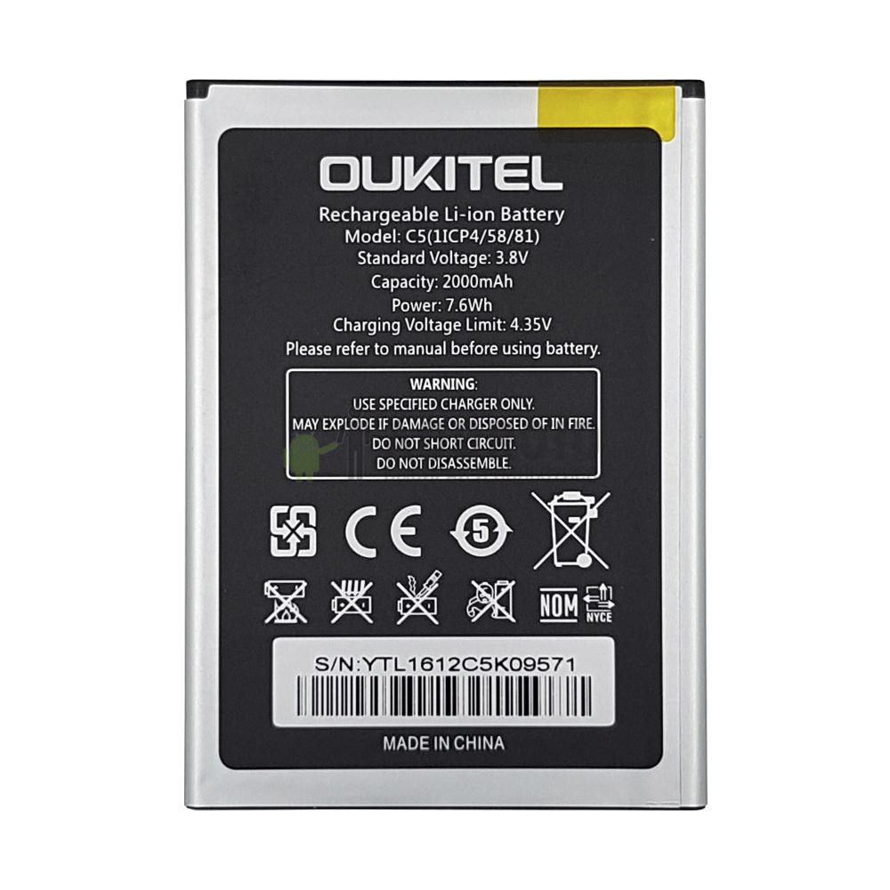 Аккумулятор для Oukitel C5