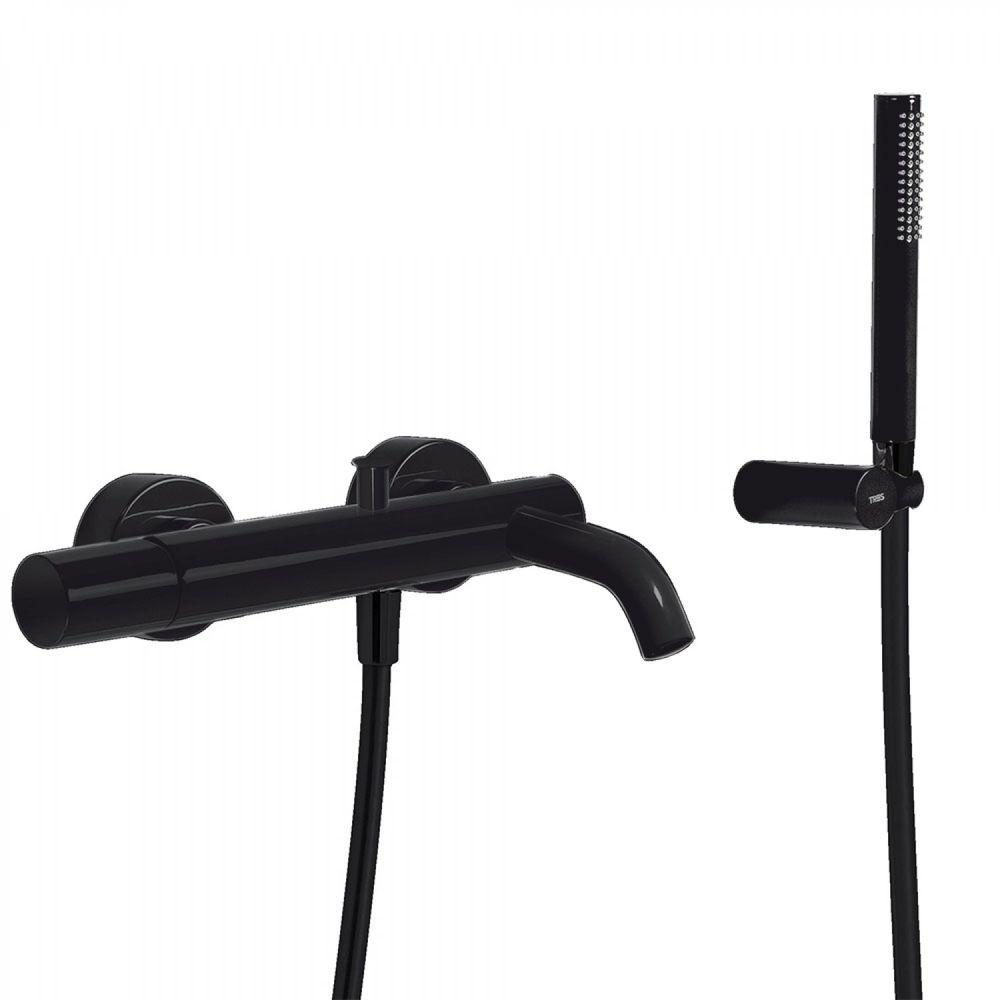 Смеситель для ванны Tres Study Exclusive с душевым комплектом Черный матовый (261.170.01NM) Смеситель для ванны Tres Study Exclusive с душевым комплектом Черный матовый (261.170.01NM)