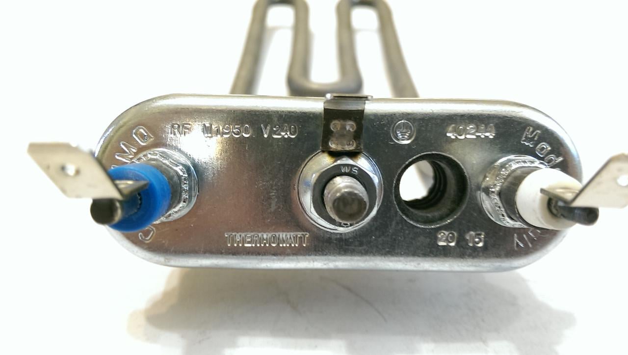 ТЭН для стиральной машины Thermowatt 1950W 205 мм с местом под датчик изогнута (0168) - фото 3 ТЭН для стиральной машины Thermowatt 1950W 205 мм с местом под датчик изогнута (0168) - фото 3