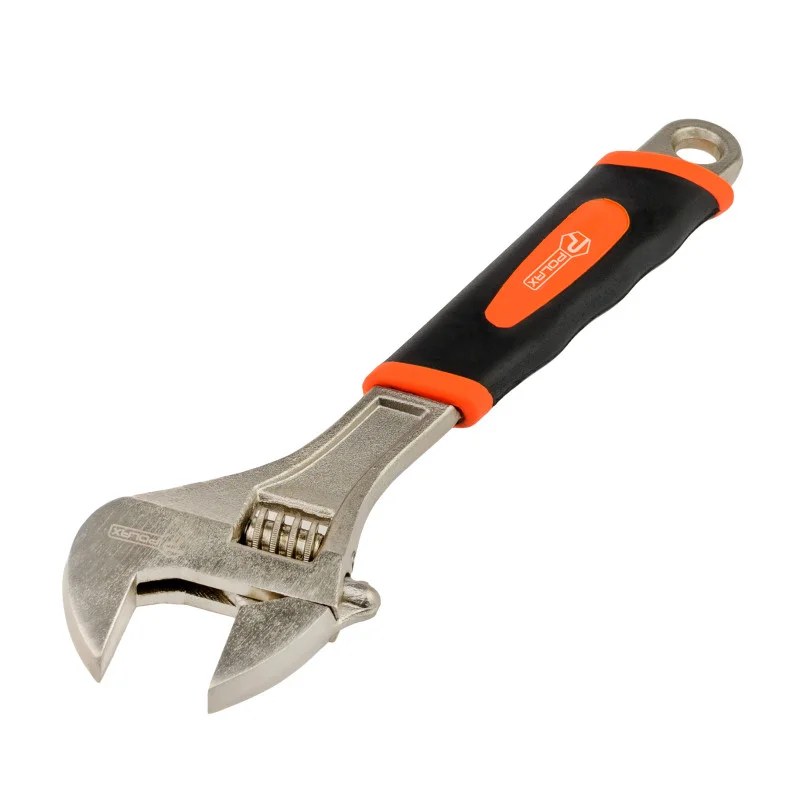 Ключ розвідний Polax з гумовою рукояттю 300 мм (25-020) Ключ розвідний Polax з гумовою рукояттю 300 мм (25-020)