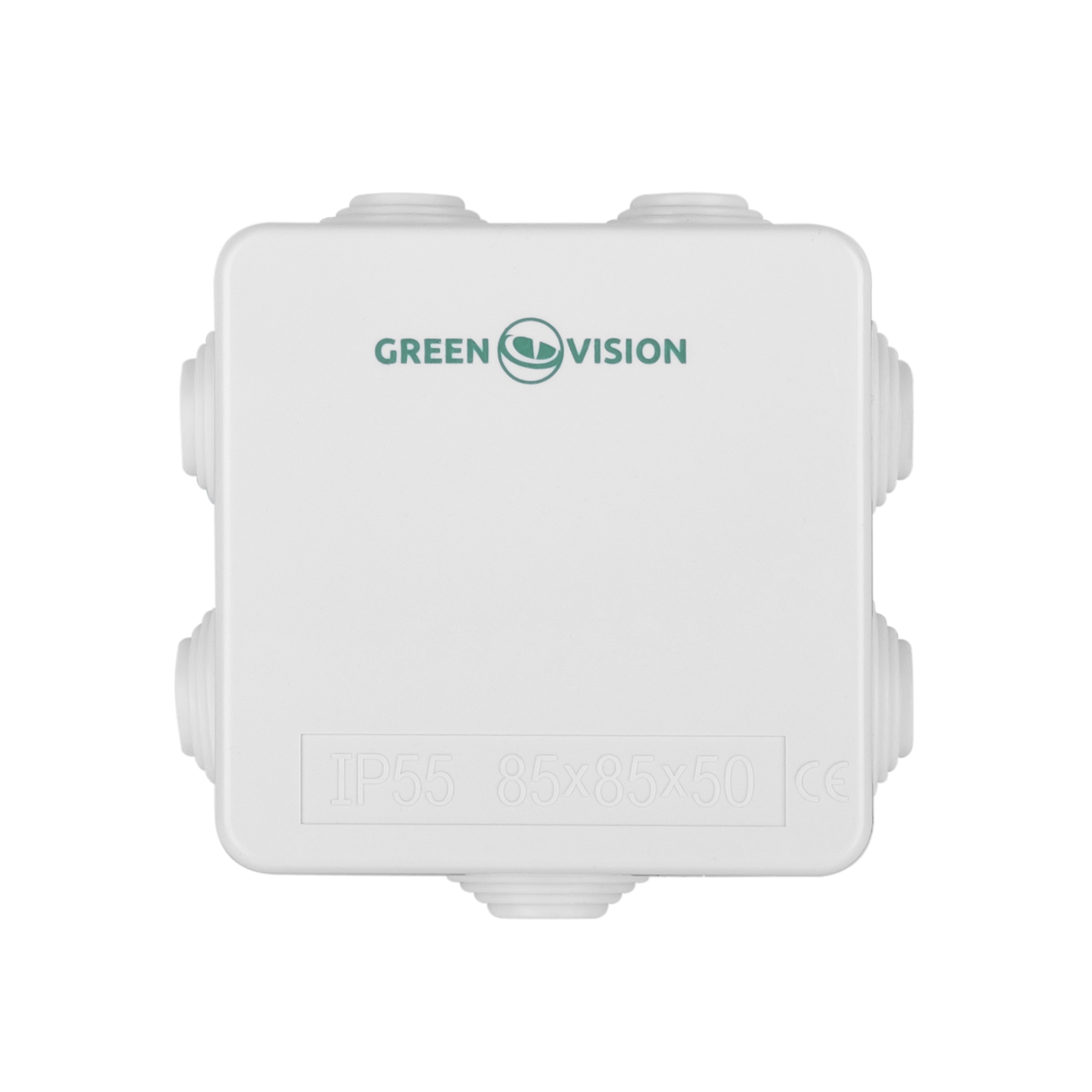 Коробка распределительная GreenVision IP55 наружная с резинками 85х85х50 мм (23931254)