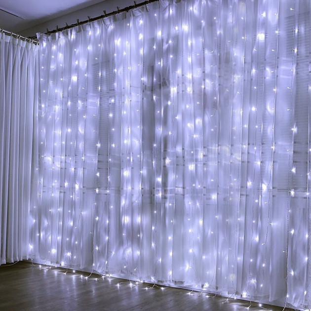 Гирлянда новогодняя светодиодная Штора 320 Led 3х3 м (100760)