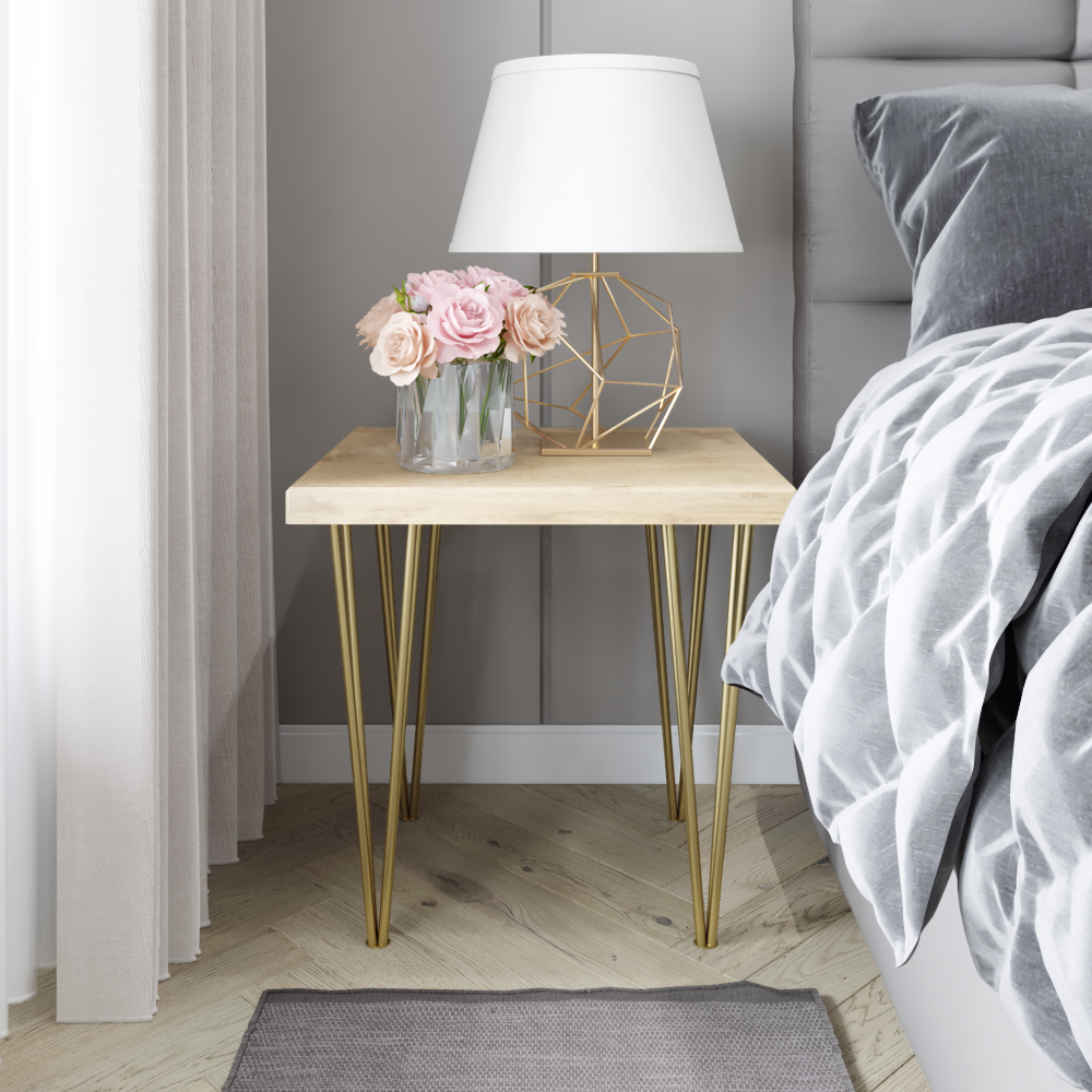 Ножка-шпилька для журнального стола из металла 450 мм Золотой (1147) - фото 4 Ножка-шпилька для журнального стола из металла 450 мм Золотой (1147) - фото 4