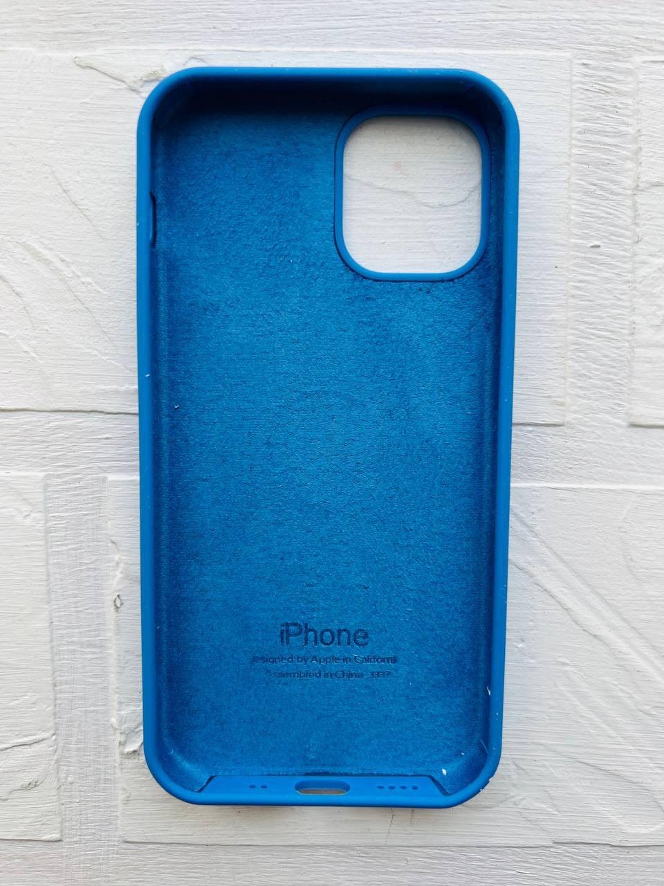 Чехол Silicone Case для Apple iPhone 12, 12 Pro Cobalt - фото 3