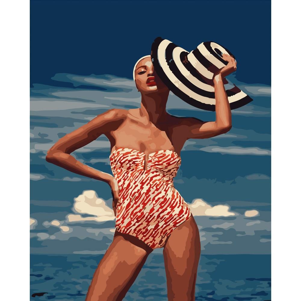 Картина по номерам Strateg Премиум Ретро модель 40х50 см (GS502)