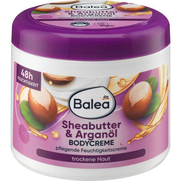 Крем для тіла Balea Sheabutter & Arganöl 500 мл (13349784)