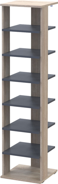 Тумба для взуття Doros Паоло Дуб Сонома/Графіт (41516042) - фото 4 Тумба для взуття Doros Паоло Дуб Сонома/Графіт (41516042) - фото 4