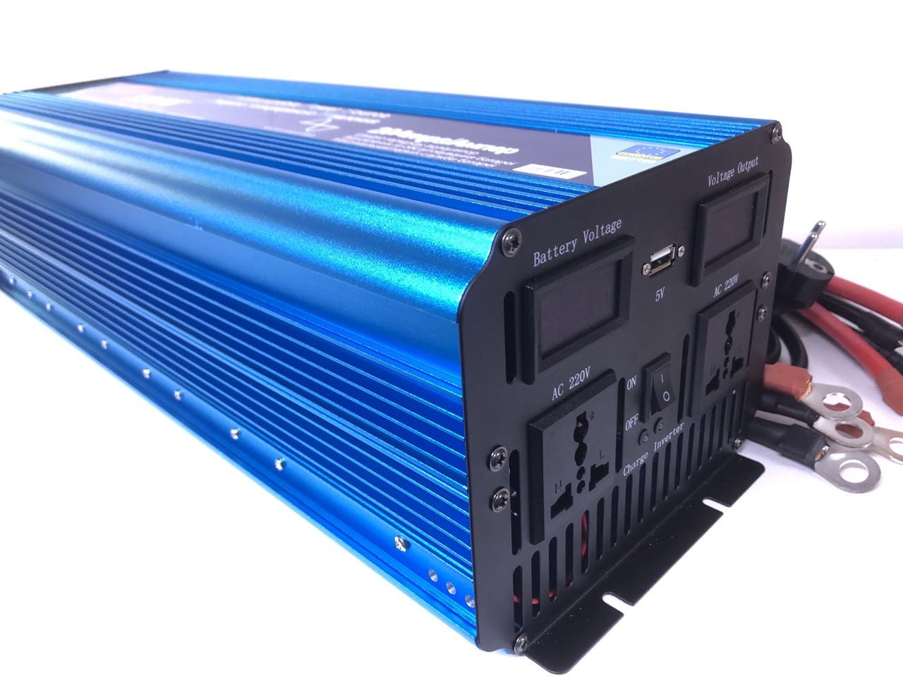 Преобразователь напряжения автомобильный WX-7100 7000 W 12-220 V 20 А чистая синусоида (13407493) - фото 2 Преобразователь напряжения автомобильный WX-7100 7000 W 12-220 V 20 А чистая синусоида (13407493) - фото 2