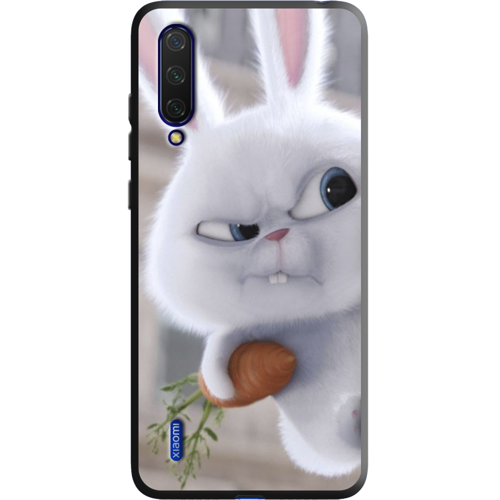 Чехол BoxFace Xiaomi Mi 9 Lite Rabbit Snowball Черный силикон (38311-up1116-38694)