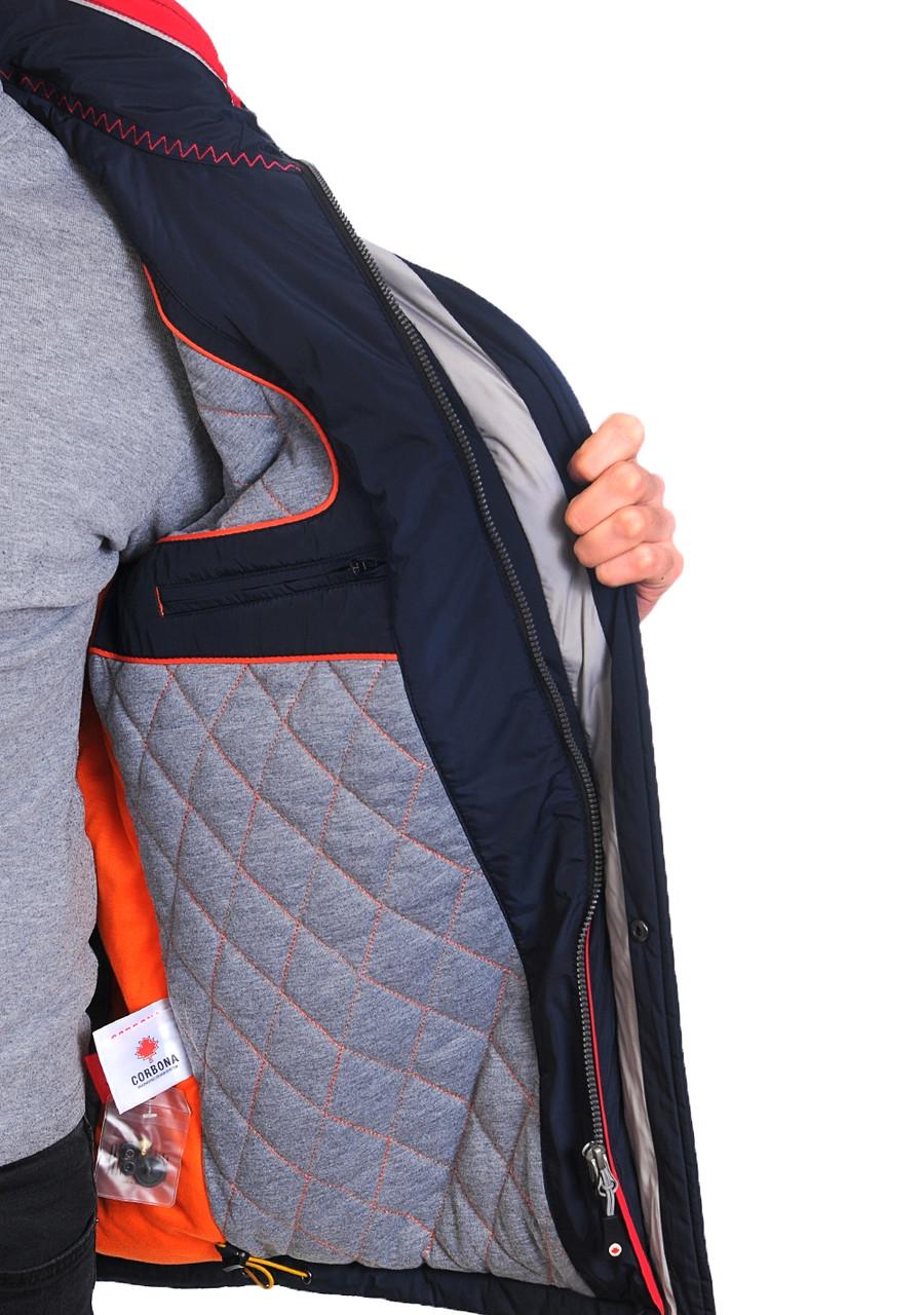 Куртка демісезонна чоловіча Corbona 23-T-BT030 Темно-синій (23-T-BT030_64) - фото 5