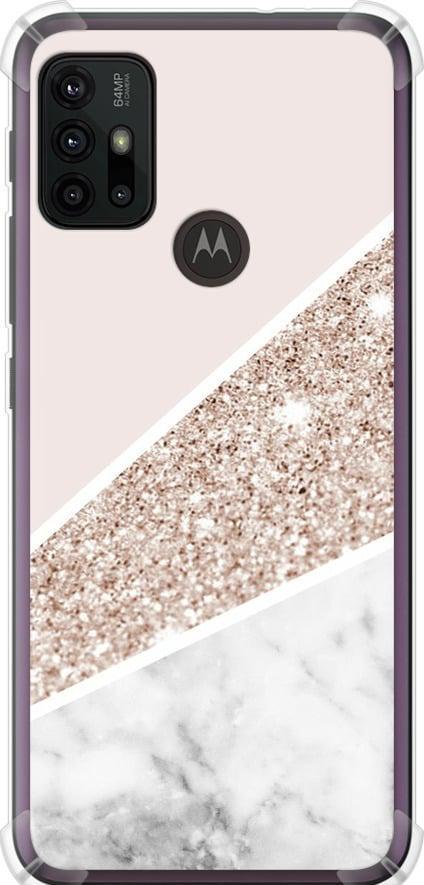 Чехол на Motorola Moto G20 Пастельный мрамор (4342sp-2461-42517)