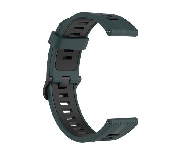 Ремешок Sport Silicone для Amazfit GTS 4 Mini/Bip 3/Bip 3 Pro 20 мм Зеленый/Черный Ремешок Sport Silicone для Amazfit GTS 4 Mini/Bip 3/Bip 3 Pro 20 мм Зеленый/Черный