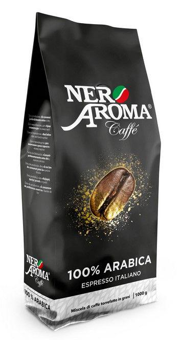 Кава в зернах Nero Aroma Exclusive Arabica 100 % 1 кг (8410679030048)