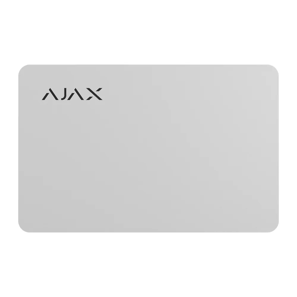 Карта безконтактна Ajax Pass 23500.89.WH 10 шт. White