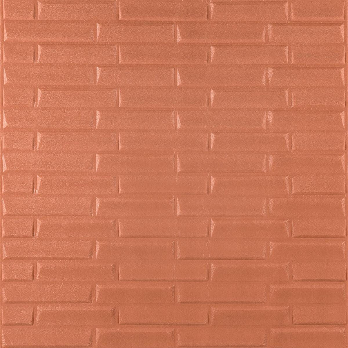 3D-панель самоклеюча Кладка 700x770x5 мм Пудровий (SW-00001715)