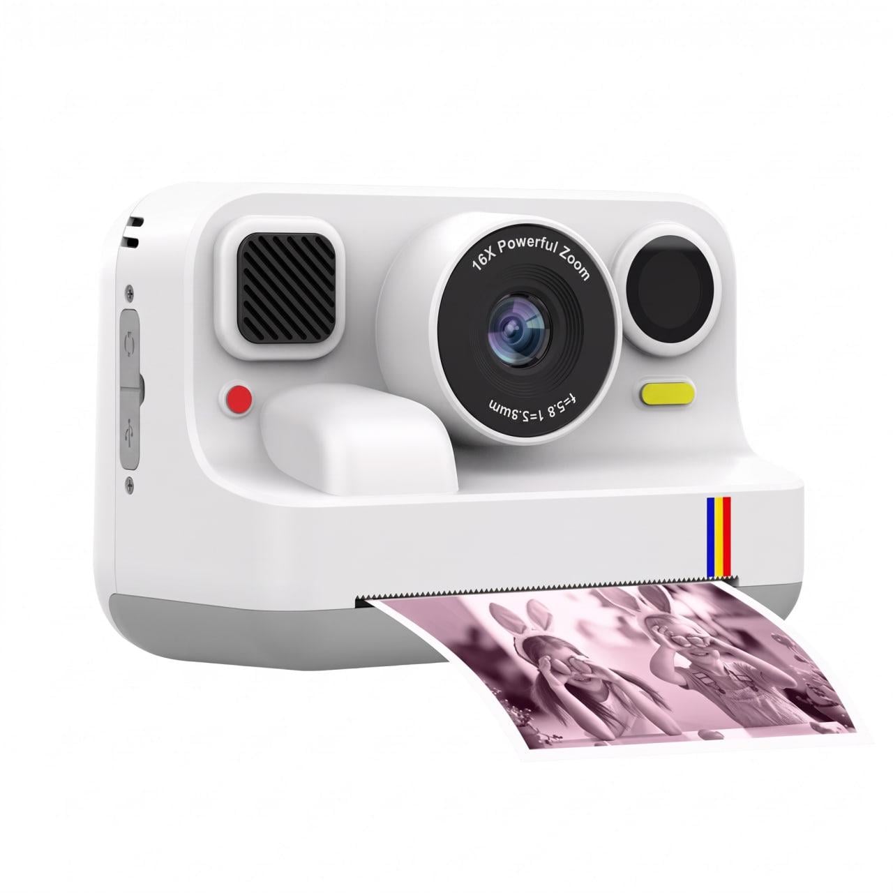 Фотоапарат з миттєвим друком C 78566 JoyPrinter Білий (C78566-1)