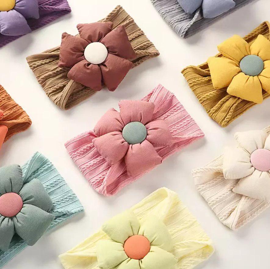 Афробант-пов'язка на голову №2 Квіточка Помаранчевий (131237) - фото 4